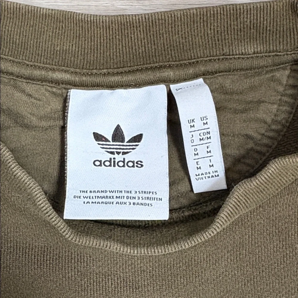 adidas Trefoil Outline Crew Neck Sweatshirt - Picture 3 of 3